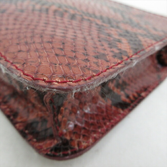 Furla Shoulder Bag Python Style Brown - Picture 4 of 6